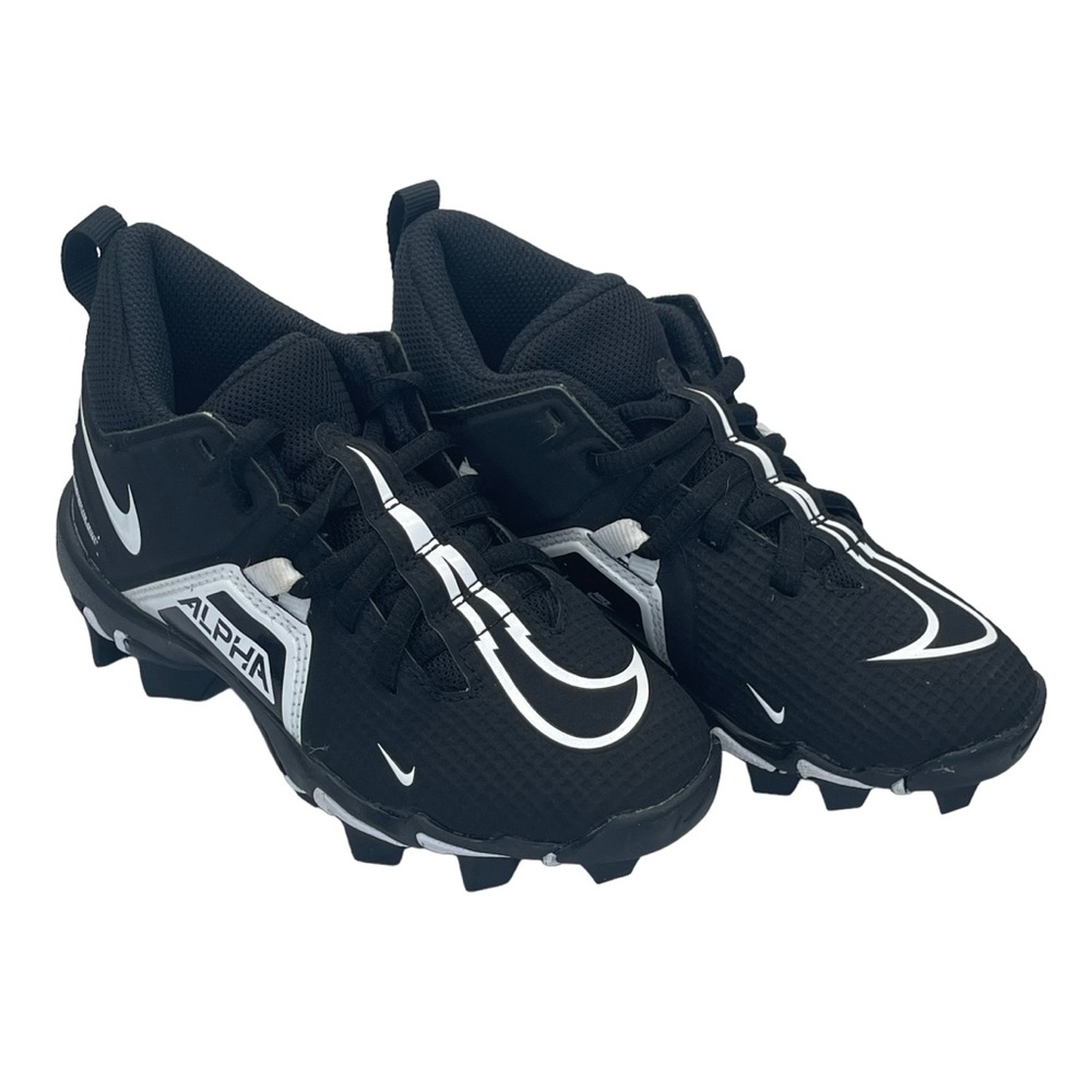 Nike Alpha Fastflex Youth Kids Athletic Outdoor Sport Cleats Black Size 12
